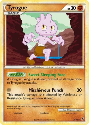 [PKM-R] Tyrogue (36/95) [HeartGold & SoulSilver: Call of Legends]