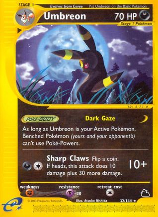 [PKM-R] Umbreon (32/144) [Skyridge]
