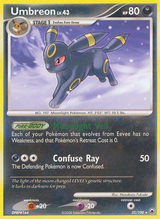 [PKM-R] Umbreon (32/100) [Diamond & Pearl: Majestic Dawn]