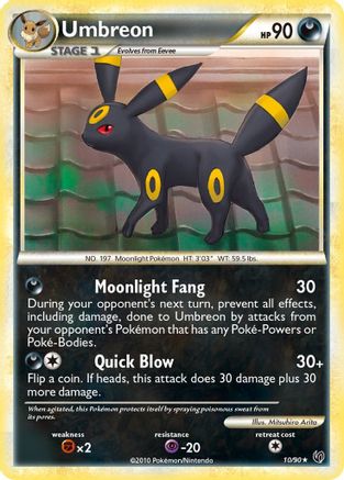 [PKM] Umbreon (10/90) [HeartGold & SoulSilver: Undaunted]