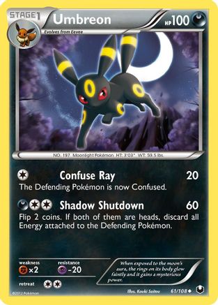 [PKM] Umbreon (61/108) [Black & White: Dark Explorers]