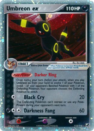 [PKM-R] Umbreon ex (112/115) [EX: Unseen Forces]
