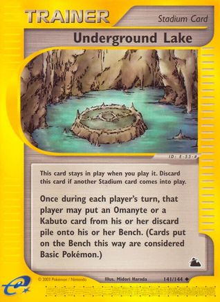 [PKM] Underground Lake (141/144) [Skyridge]