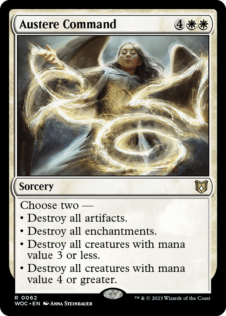 {R} Austere Command [Wilds of Eldraine Commander][WOC 062]