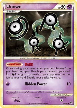 [PKM] Unown (40/90) [HeartGold & SoulSilver: Undaunted]