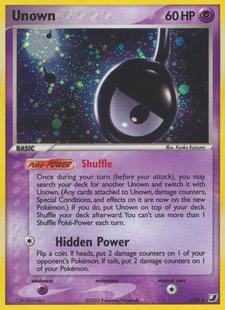 [PKM-R] Unown (!) (!/28) [EX: Unseen Forces]