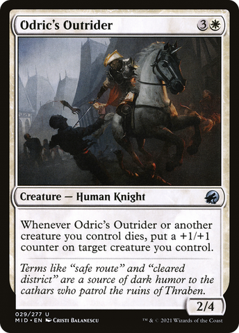 {C} Odric's Outrider [Innistrad: Midnight Hunt][MID 029]