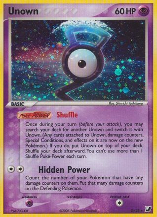 [PKM-R] Unown (G) (G/28) [EX: Unseen Forces]