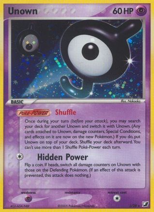 [PKM] Unown (J) (J/28) [EX: Unseen Forces]