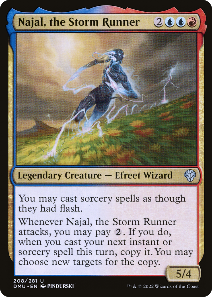 {C} Najal, the Storm Runner [Dominaria United][DMU 208]
