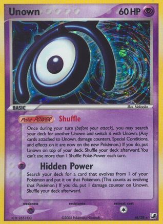 [PKM] Unown (M) (M/28) [EX: Unseen Forces]