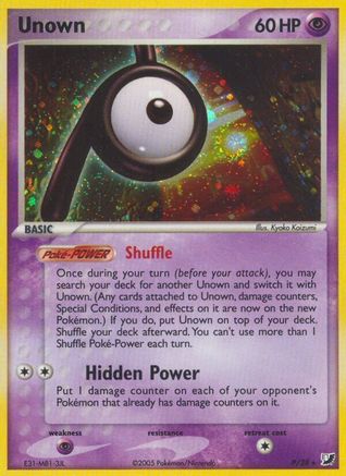 [PKM] Unown (P) (P/28) [EX: Unseen Forces]