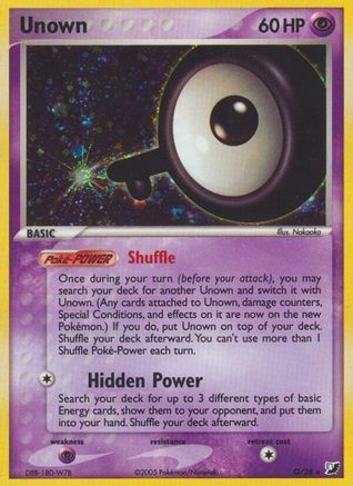 [PKM] Unown (Q) (Q/28) [EX: Unseen Forces]