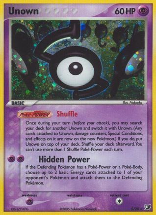 [PKM-R] Unown (S) (S/28) [EX: Unseen Forces]