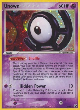 [PKM-R] Unown (U) (U/28) [EX: Unseen Forces]