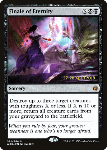 {R} Finale of Eternity [War of the Spark Prerelease Promos][PR WAR 091]