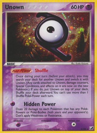 [PKM-R] Unown (Z) (Z/28) [EX: Unseen Forces]
