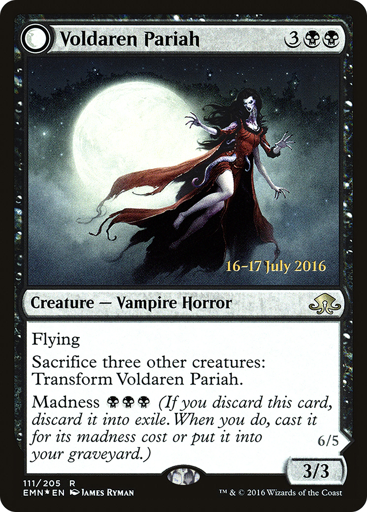 {R} Voldaren Pariah // Abolisher of Bloodlines [Eldritch Moon Prerelease Promos][PR EMN 111] - Misty Mountain Games