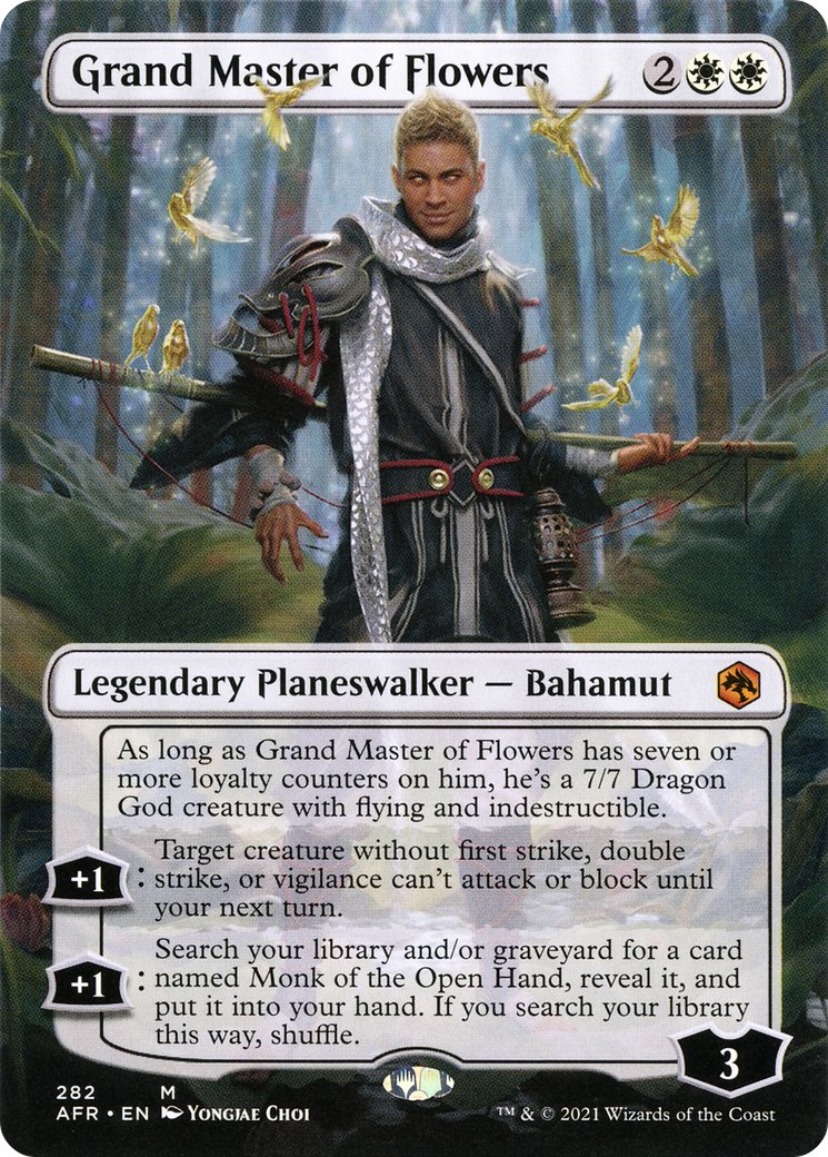 {R} Grand Master of Flowers (Borderless) [Dungeons & Dragons: Adventures in the Forgotten Realms][AFR 282]