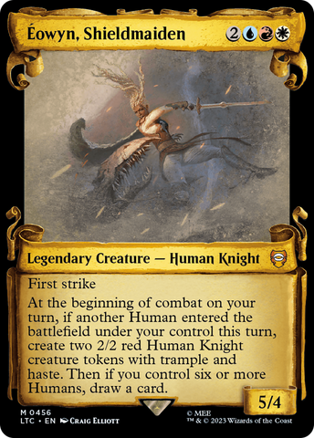 {R} Eowyn, Shieldmaiden [The Lord of the Rings: Tales of Middle-Earth Commander Showcase Scrolls][LTC 456]