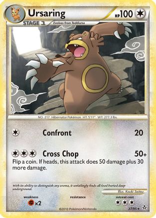 [PKM-R] Ursaring (27/95) [HeartGold & SoulSilver: Unleashed]