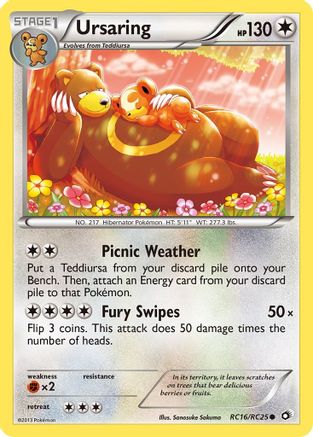[PKM] Ursaring (RC16/RC25) [Black & White: Legendary Treasures]