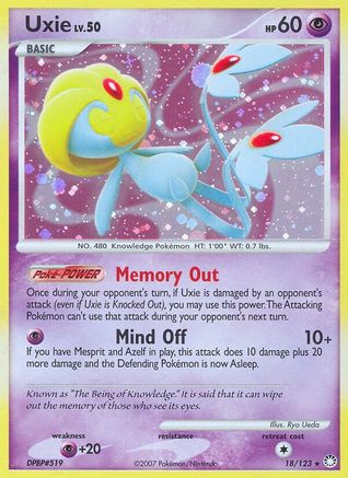 [PKM] Uxie (18/123) [Diamond & Pearl: Mysterious Treasures]