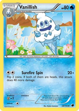 [PKM] Vanillish (28/116) [Black & White: Plasma Freeze]