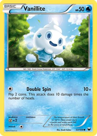 [PKM] Vanillite (33/108) [Black & White: Dark Explorers]