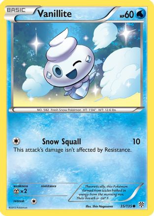 [PKM-C] Vanillite (35/135) [Black & White: Plasma Storm]