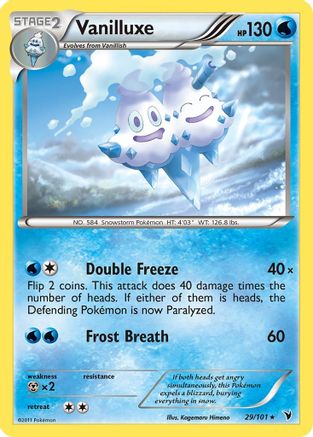 [PKM] Vanilluxe (29/101) [Black & White: Noble Victories]