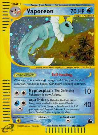 [PKM-R] Vaporeon (H31/H32) [Skyridge]
