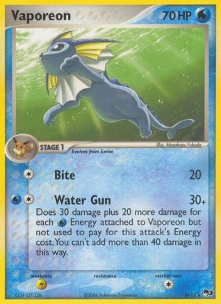 [PKM] Vaporeon (6/17) [POP Series 3]
