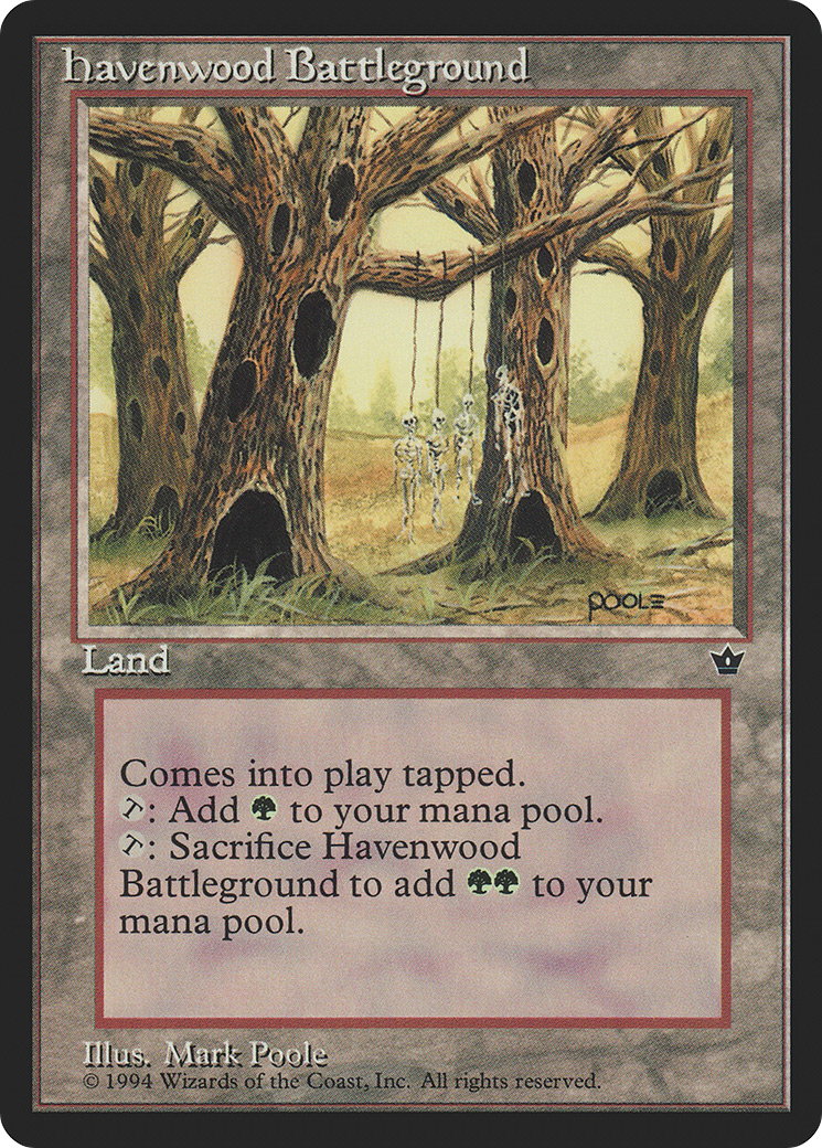 {C} Havenwood Battleground [Fallen Empires][FEM 096]