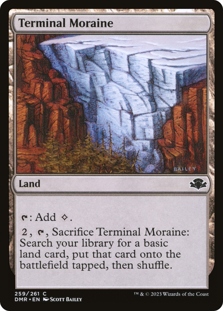 {C} Terminal Moraine [Dominaria Remastered][DMR 259]
