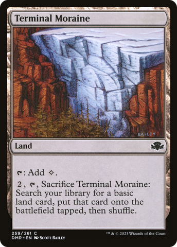 {C} Terminal Moraine [Dominaria Remastered][DMR 259]