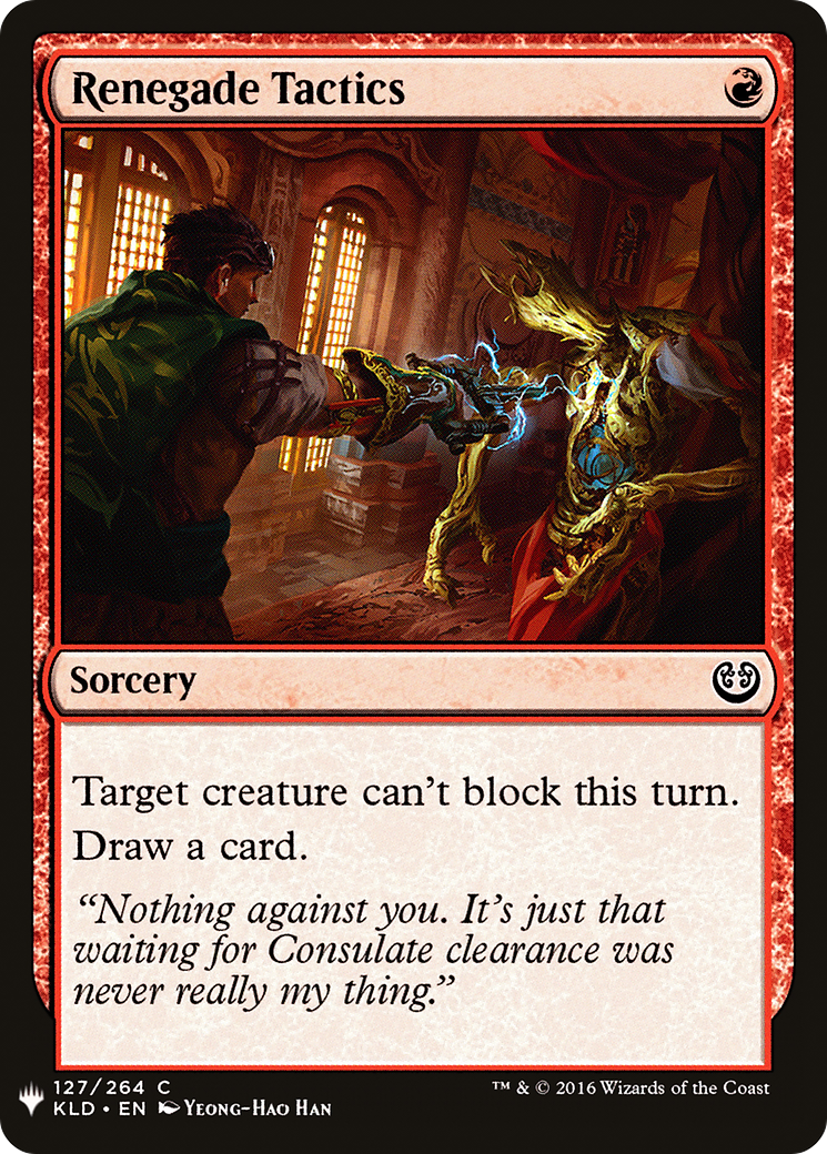 {C} Renegade Tactics [Mystery Booster][LS KLD 127]