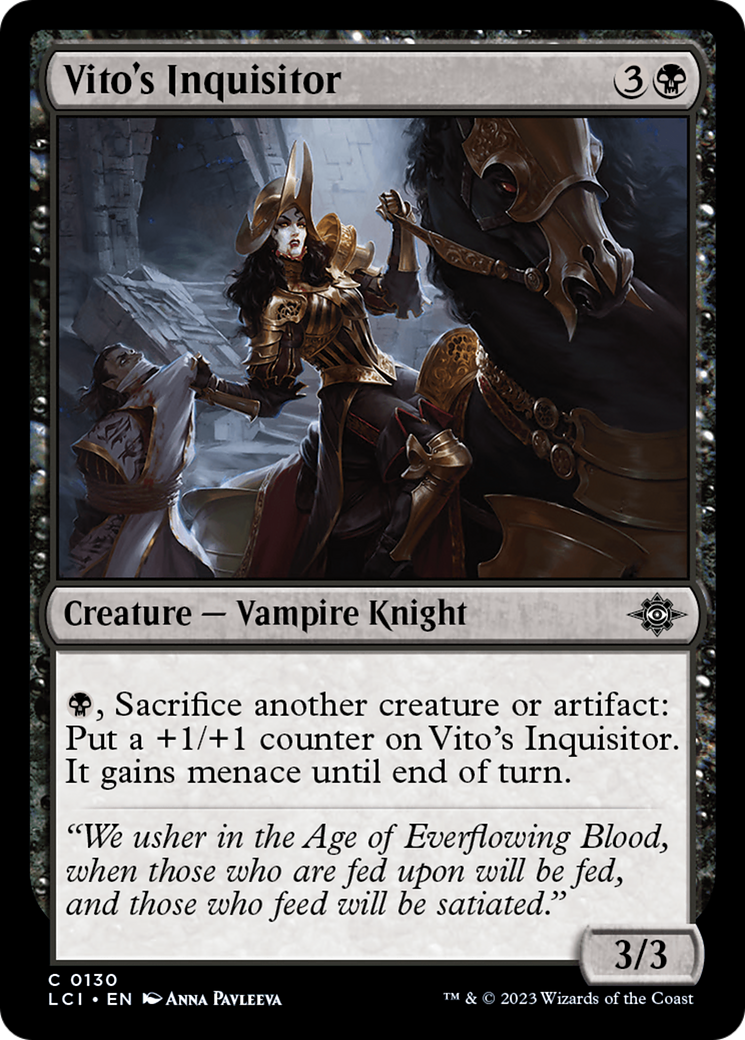 {@C} Vito's Inquisitor [The Lost Caverns of Ixalan][LCI 130]