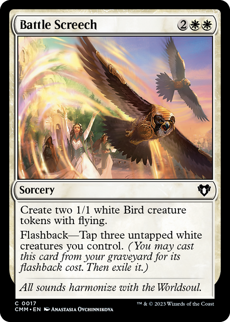{C} Battle Screech [Commander Masters][CMM 017]
