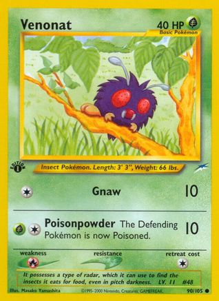 [PKM] Venonat (90/105) [Neo Destiny 1st Edition]