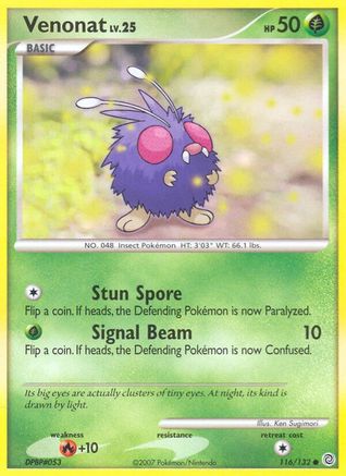[PKM] Venonat (116/132) [Diamond & Pearl: Secret Wonders]
