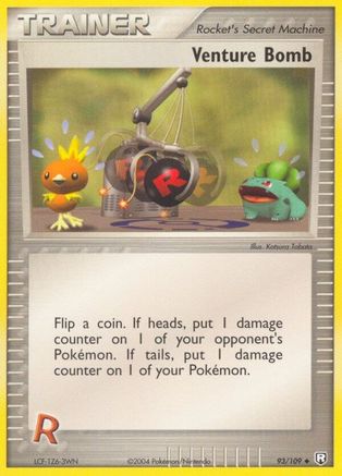 [PKM] Venture Bomb (93/109) (Stamped) [EX: Team Rocket Returns]