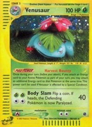 [PKM-R] Venusaur (30/165) [Expedition: Base Set]