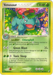 [PKM] Venusaur (28/100) (Stamped) [EX: Crystal Guardians]