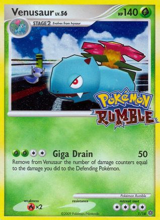 [PKM] Venusaur (1/16) [PokÃƒÂ©mon Rumble]