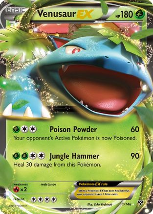 [PKM] Venusaur EX (1/146) [XY: Base Set]