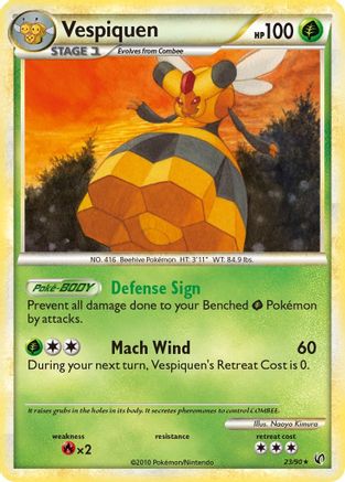 [PKM] Vespiquen (23/90) [HeartGold & SoulSilver: Undaunted]