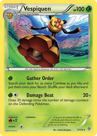 [PKM] Vespiquen (5/135) [Black & White: Plasma Storm]
