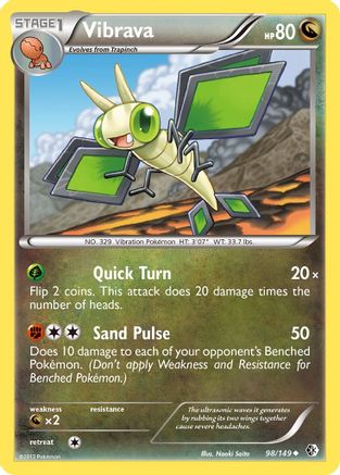 [PKM] Vibrava (98/149) [Black & White: Boundaries Crossed]