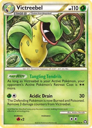 [PKM] Victreebel (12/102) [HeartGold & SoulSilver: Triumphant]